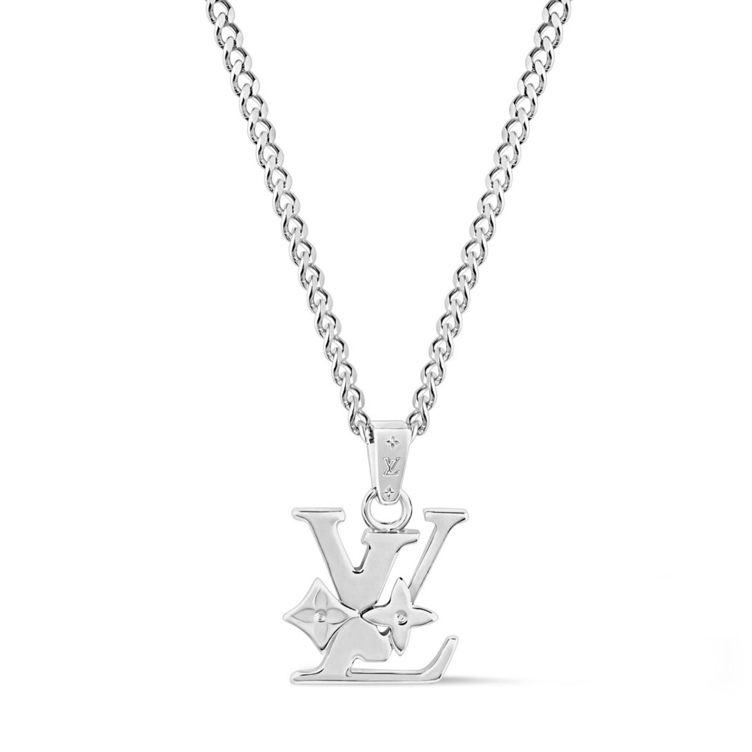 Corrente com Pingente Monogram Row S00 - Fashion Jewelry | LOUIS